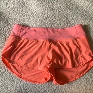 Lululemon pink shorts